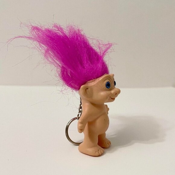 Vintage Troll Doll Keychain Made in Korea Collectible Toy - Picture 15 of 16